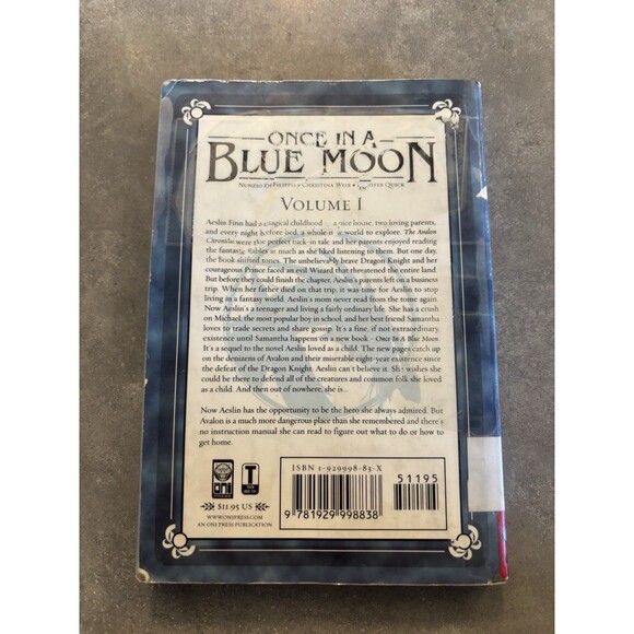 Once in a Blue Moon #1 Oni Press September 2004 TPB Comic Anime Manga 1st Edit - Picture 2 of 3